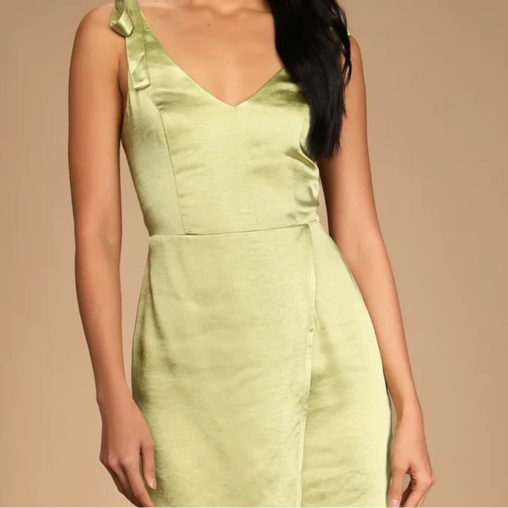 Lulu’s Sage Green midi dress - XL